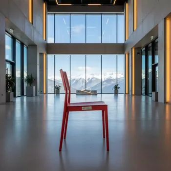 Аренда Стул штабелируемый красный в Golden Tulip Rosa Khutor — ART SPACE