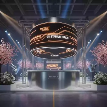 Аренда Экран светодиодный LED бегущая строка в VK Stadium Sirius — ART SPACE