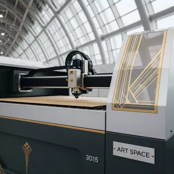Аренда Лазерный станок для резки листового металла Oree Laser FS3015 1500 W в ледовом дворце «Большой» — ART SPACE