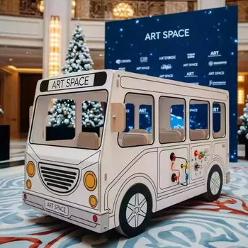 Аренда Комплекс интерактивный детский Ronplay Бизиборд Автобус 42 в Imeretinskiy Hotel — ART SPACE