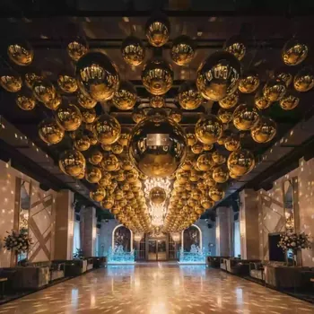 Аренда Шары зеркальные золотые в City Park Hotel Sochi — ART SPACE