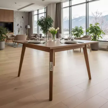 Аренда Стол обеденный квадратный DECO капучино в Sochi Marriott Krasnaya Polyana — ART SPACE