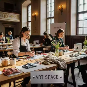 Аренда Мастер класс по созданию защитных масок в Зимнем театре — ART SPACE