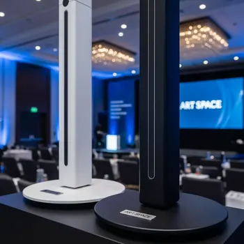 Аренда Стойки белые и черные Gravity GSSPWBS Set 1 в Mövenpick Hotel — ART SPACE