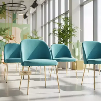 Аренда Стулья Royal Family KAI цвет Тиффани в Green Flow Hotel — ART SPACE