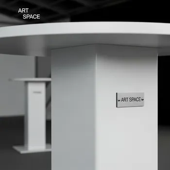 Аренда Стол коктейльный Пьетра диаметр 700 мм в VK Stadium Sirius — ART SPACE