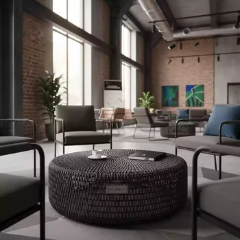 Аренда Столик кофейный плетеный Levante в ресторане «La Terrazza» — ART SPACE
