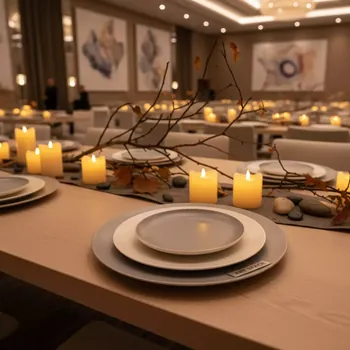 Аренда Набор тарелок Сона 31 21 см и Брунна 27 см в Pullman Sochi Centre — ART SPACE