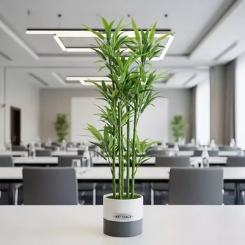 Аренда Растение искусственное бамбук в малом горшке в Courtyard by Marriott Sochi — ART SPACE