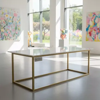 Аренда Стол Lerko White & Gold в санатории «Сочи» — ART SPACE