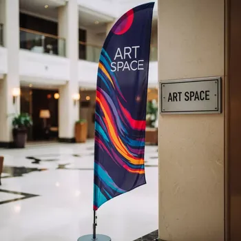 Аренда Флагшток Grandflag 01 Капля в Mercure Сочи Центр — ART SPACE