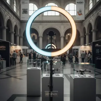 Аренда Лампа кольцевая Ring Light 4028BK в санатории «Октябрьский» — ART SPACE