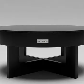 Аренда Стол журнальный CIRCLE NOIR в Stella di Mosca — ART SPACE