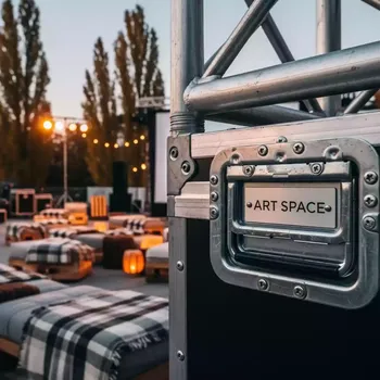 Аренда Леса строительные рамные ЛРС 80 в Radisson Blu Resort & Congress Centre — ART SPACE