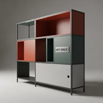 Аренда Шкафа стеллажа полуоткрытого в ресторане «Brunello» — ART SPACE