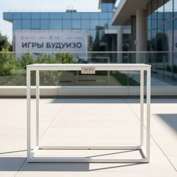 Аренда Стол коктейльный Loft белый 180х46 см в Sport Inn Hotel & Wellness — ART SPACE