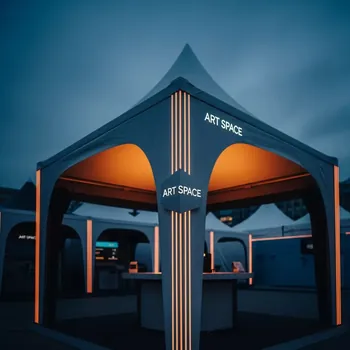 Аренда Тент палатка Ярмарка 2,5х2,5 м на Медальной площади — ART SPACE
