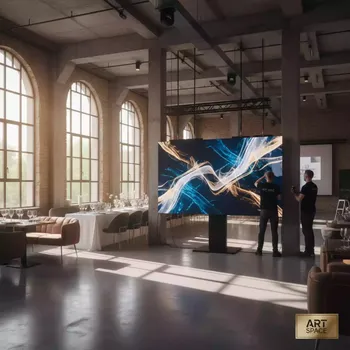 Аренда Светодиодный экран серии M plus 5х4 в лофте «Студия 21» — ART SPACE