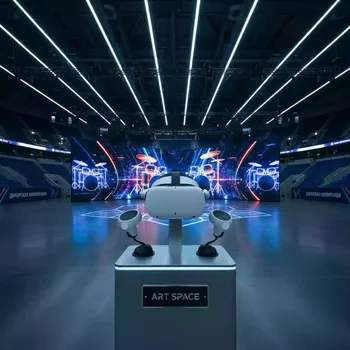 Аренда Игра VR Музыкальная битва на барабанах на арене «Фишт» — ART SPACE