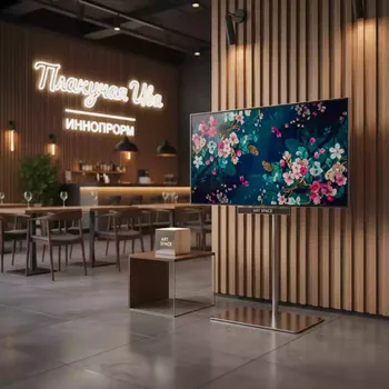 Аренда Телевизор LG 65QNED966PA в ресторане «Плакучая Ива» — ART SPACE