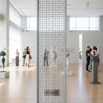 Аренда Колонна из стальной сетки высота 80 см в Сочи Парк Отеле — ART SPACE