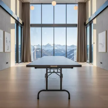 Аренда Стол складной Тейкли 180 Л серый в Radisson Hotel Rosa Khutor — ART SPACE