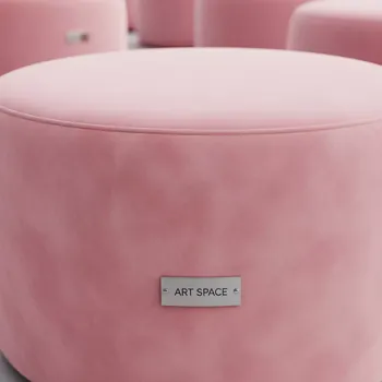 Аренда Кресло пуф розовое Velvet в Сириус Арене — ART SPACE