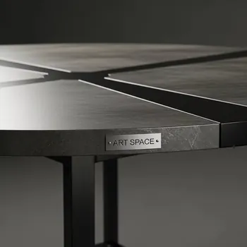 Аренда Столешница круглая Piano Laminato 80 в усадьбе Голицына — ART SPACE