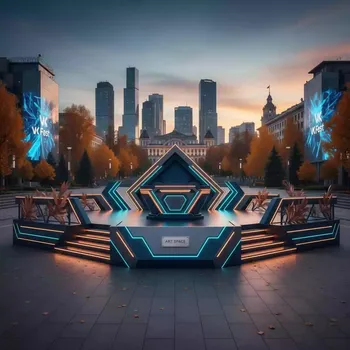 Аренда Сцена Layher 6х4 м на Медальной площади — ART SPACE