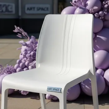 Аренда Стул белый пластик Eclaps на Медальной площади — ART SPACE