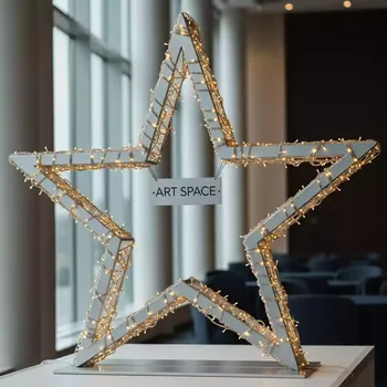 Аренда Звезда с гирляндой в Mövenpick Hotel — ART SPACE