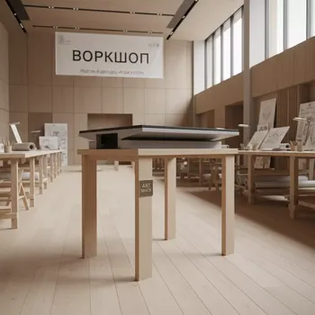 Аренда Стенд напольный 36 для сканера Epson T5200 в ледовом дворце «Роза Хутор» — ART SPACE