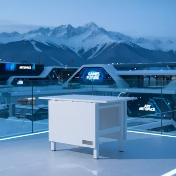 Аренда Стол складной Тейкли 180 Л белый в Skypark Sochi — ART SPACE