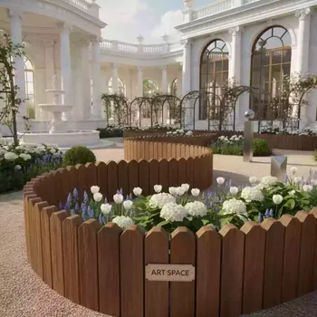 Аренда Бордюр садовый Prosperplast Palisada 235 м коричневый в Гранд Отель Сочи — ART SPACE