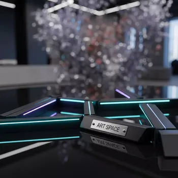 Аренда Каналы цветные черные O.CHANNEL А4 304 мм 10 мм в Stella di Mosca — ART SPACE