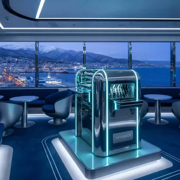 Аренда Фальцовщик Uchida EZF 600 на VIP теплоходе (Морпорт Сочи) — ART SPACE