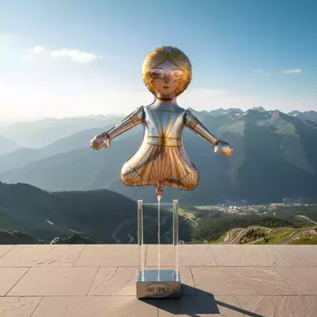Аренда Шар фольгированный Принцесса № 1 на площадке Rosa Peak (2320м) — ART SPACE