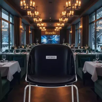 Аренда Кресло офисное пластиковое Gliss в ресторане «Brunello» — ART SPACE
