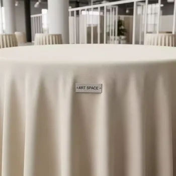 Аренда Скатерть круглая ванильная Pantone U в Сочи Парк Отеле — ART SPACE