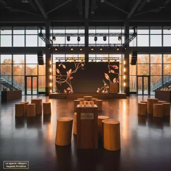 Аренда Пни деревянные на арене «Фишт» — ART SPACE