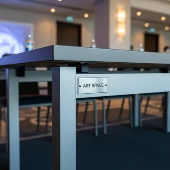 Аренда Стол Лидер 1 1500х800 мм серый серебро в Radisson Collection Paradise — ART SPACE