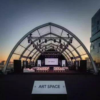 Аренда Шатер арочный Гексагональ 660 м² в Panorama by Mercure — ART SPACE