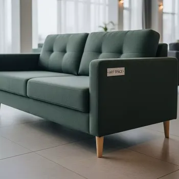 Аренда Диван двухместный Andrian graphite green в Imeretinskiy Hotel — ART SPACE