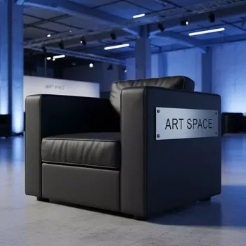 Аренда Кресла Kubus черная экокожа в МФК «Горный» — ART SPACE