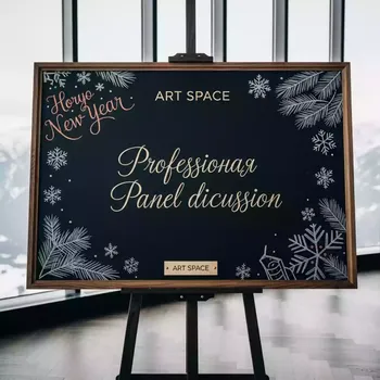 Аренда Доска меловая новогодняя в Skypark Sochi — ART SPACE