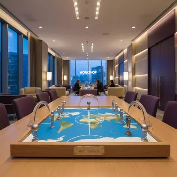 Аренда Пальчиковый футбол Земля в Mövenpick Hotel — ART SPACE