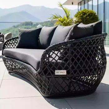 Аренда Диван трехместный плетеный с подушками Butterfly II в Swissôtel Resort Sochi Kamelia — ART SPACE