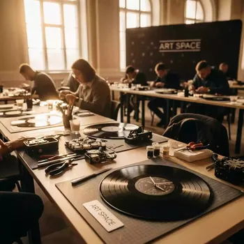 Аренда Мастер класс по часам из пластинок в санатории «Сочи» — ART SPACE
