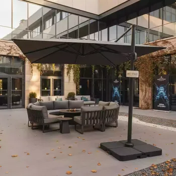 Аренда Зонт профессиональный 3х3 м Banana в Boutique Hotel PORTUM 1905 — ART SPACE