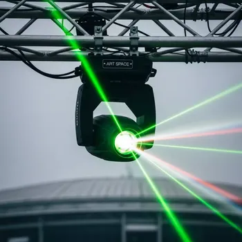 Аренда Стробоскоп Euro DJ Mixlight i строб лазер и светодиодные лучи на арене «Фишт» — ART SPACE